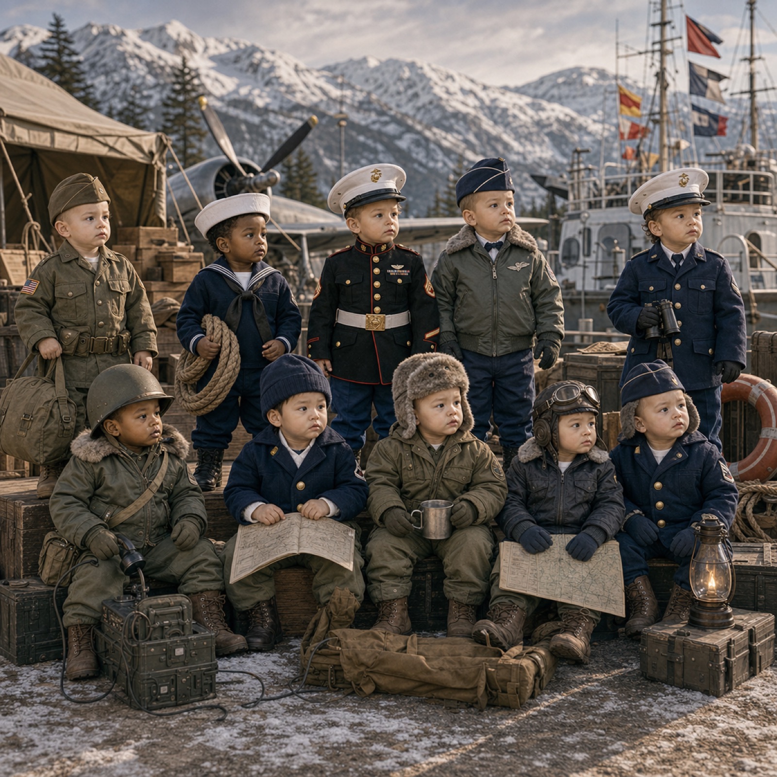 Korean War joint service tribute