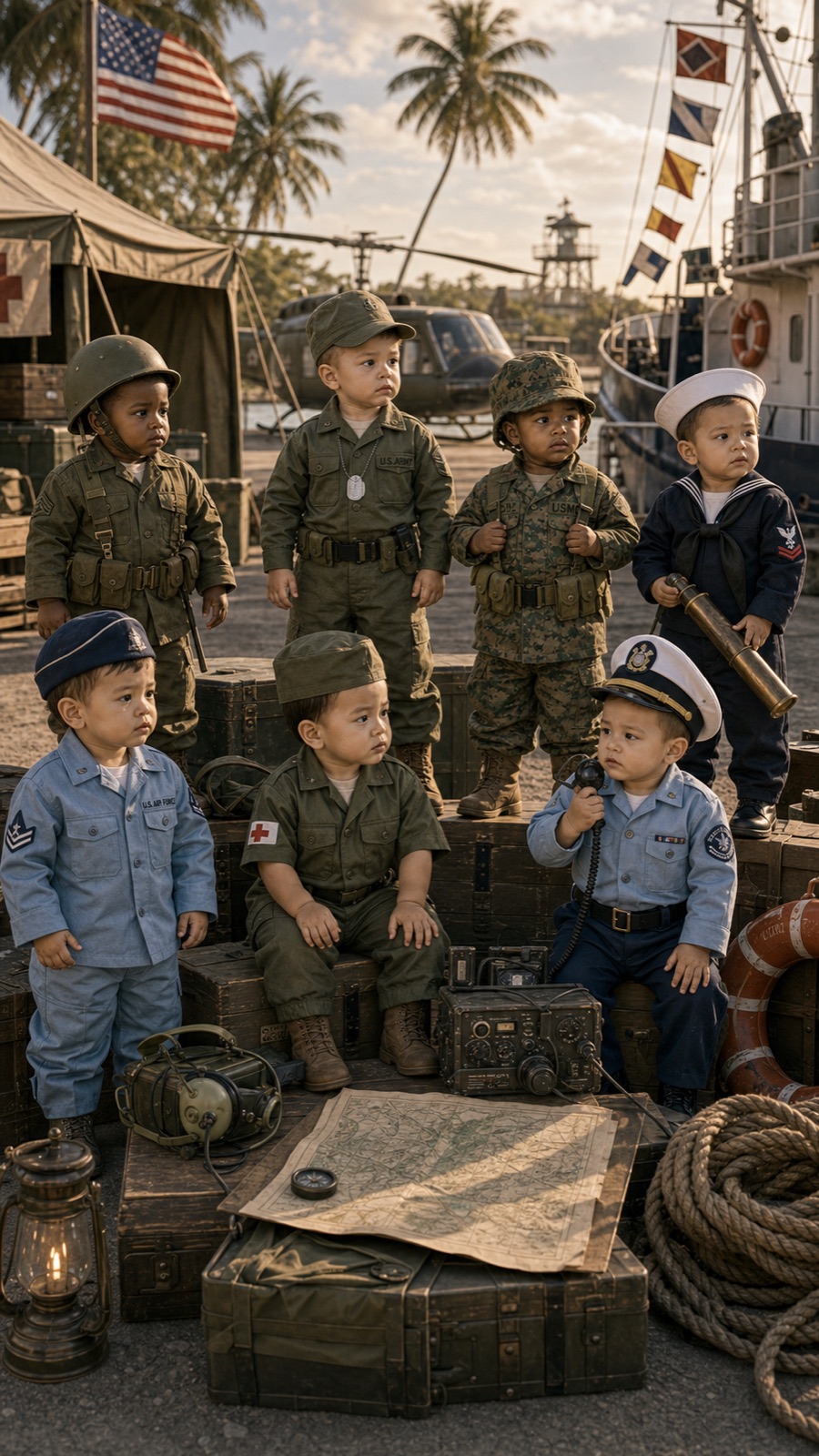 Vietnam War joint service tribute