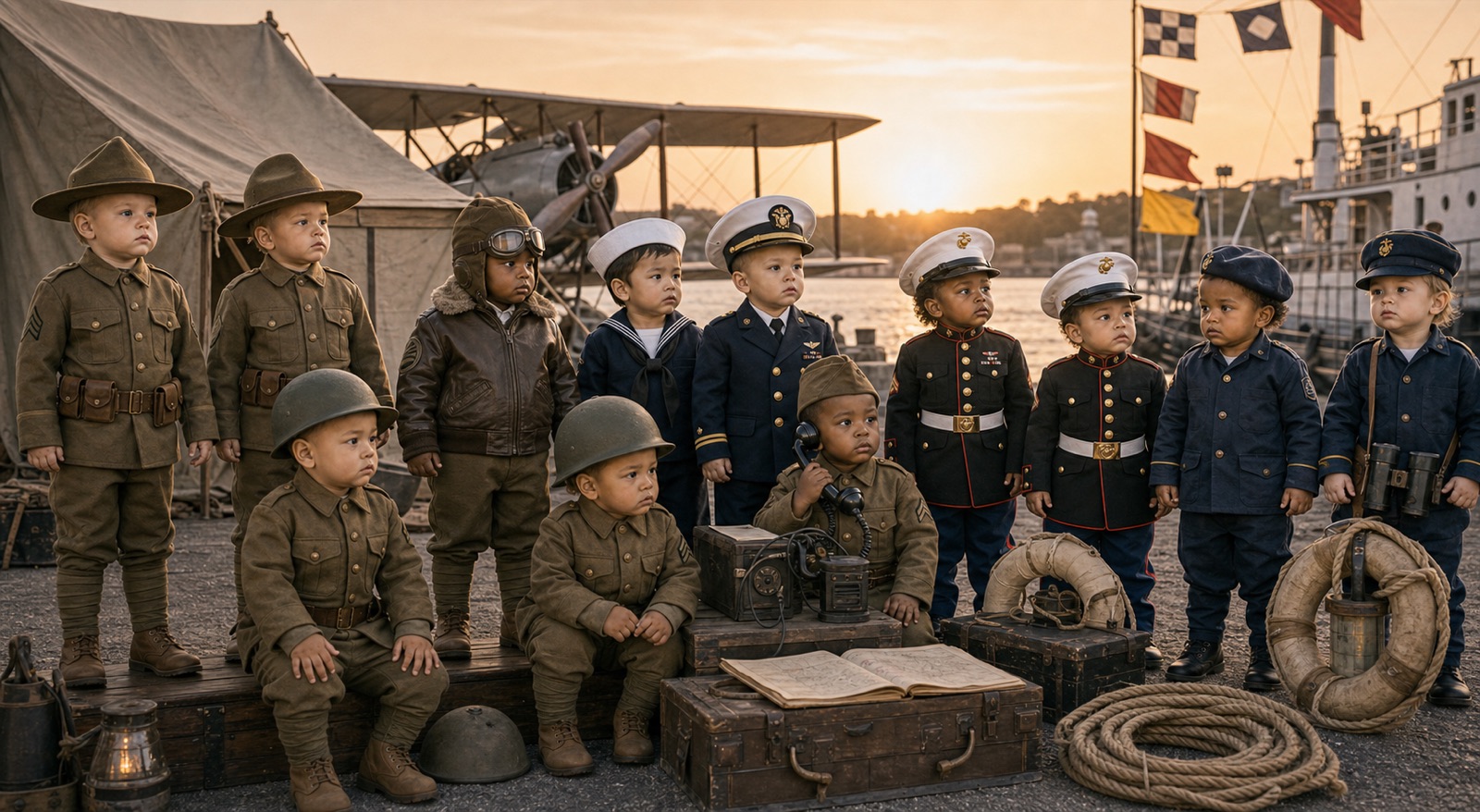 World War I joint service tribute