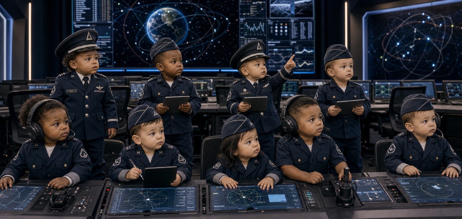 Space Force mission control watchfloor tribute