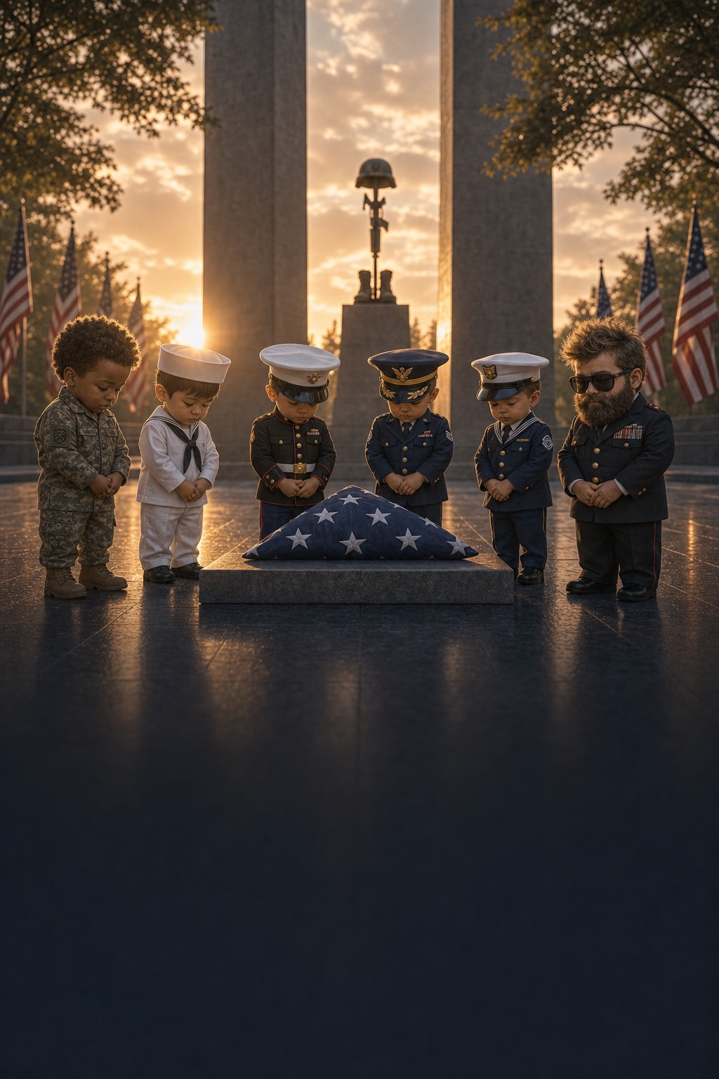 Memorial Day military generations tribute